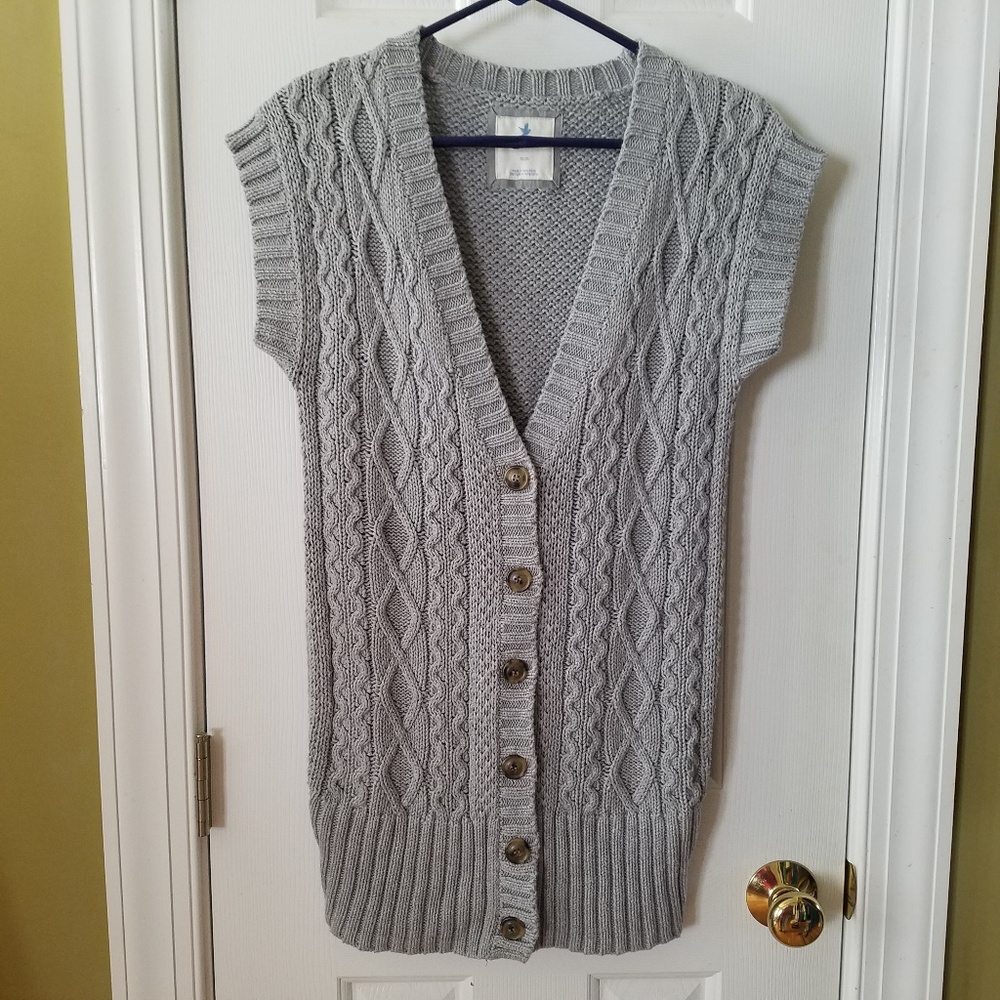 Aerie Cable Knit Cardigan